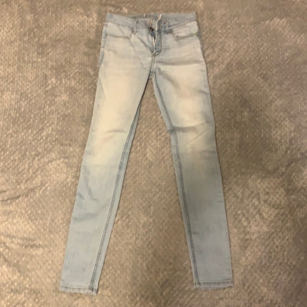 Abercrombie kids super Jinny jeans light wash